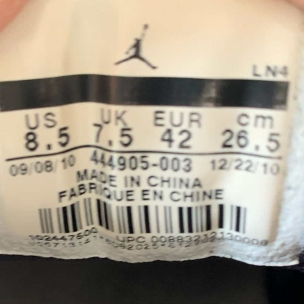 Air Jordan CMFT Viz Air 11 Rare "Carbon Fiber" (2011) Mens 8.5 Womens 10 EUC - Picture 10 of 10